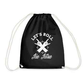 Jiu Jitsu Jiu Jitsu Jiu Jitsu - Drawstring Bag - black - Front