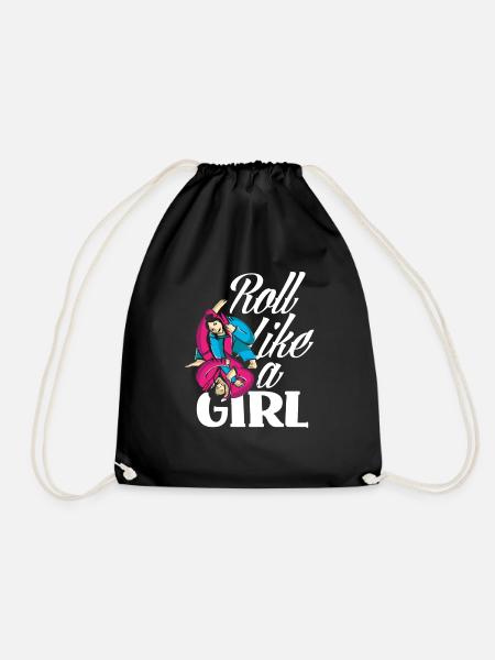 Jiu Jitsu Jiu Jitsu Jiu Jitsu - Drawstring Bag - black