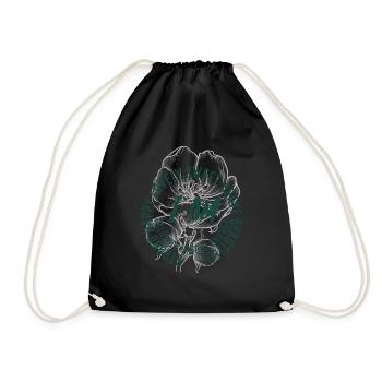 Powerful - Drawstring Bag - black - Front
