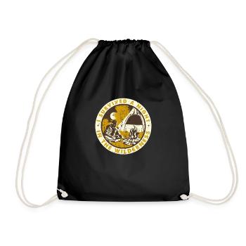 J’ai survécu à une nuit dans la tente de camping Wilderness - Sac de sport léger - noir - Devant