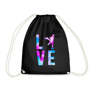 Running Runner Half Marathon - Drawstring Bag - black - Front