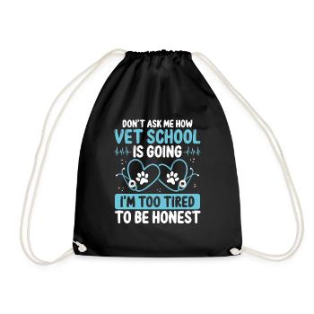 Vet Student Graduation Party Future Veterinarian - Turnbeutel - Schwarz - Vorne