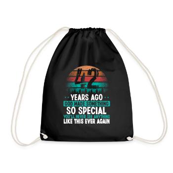 42 Anniversaire Dieu a fait quelque chose de spécial 42 ans - Sac de sport léger - noir - Devant