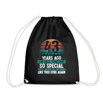 43 Anniversaire Dieu a fait quelque chose de spécial 43 ans - Sac de sport léger - noir - Devant