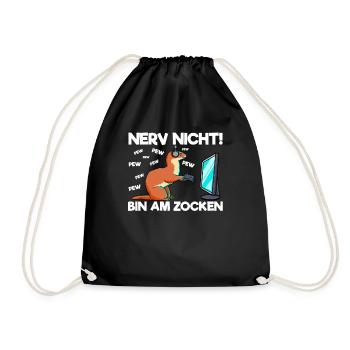 Nerve pas je suis au jeu Gaming Weasel - Sac de sport léger - noir - Devant