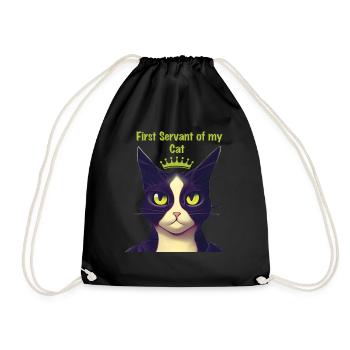 First Servant - Drawstring Bag - black - Front