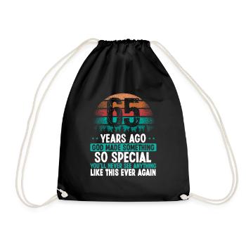 65 Anniversaire Dieu a fait quelque chose de spécial 65 ans - Sac de sport léger - noir - Devant