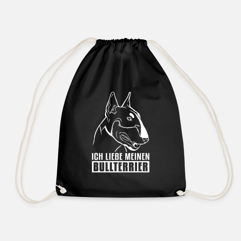 Bullterrier - Turnbeutel - Schwarz