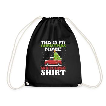 C’est mon film de Noël en regardant la luxure de la chemise - Sac de sport léger - noir - Devant