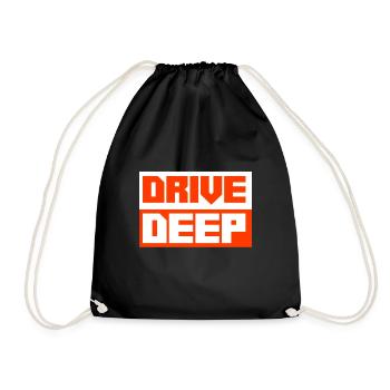 Lowered Tuning Car - Drawstring Bag - black - Front