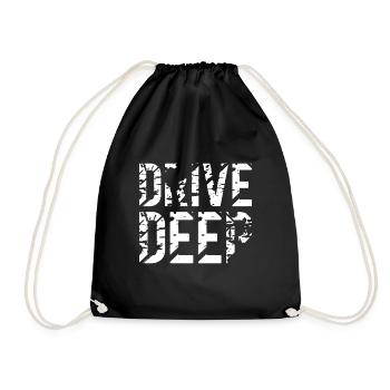 Lowered Tuning Car - Drawstring Bag - black - Front
