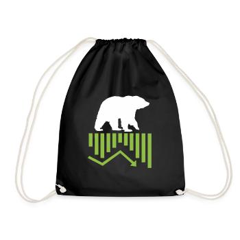 Awesome Bear Market Cycle Stock Crypto Investisseur - Sac de sport léger - noir - Devant