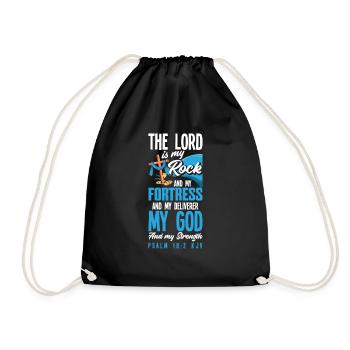 Jesus Christ Christ Religion Religious - Drawstring Bag - black - Front