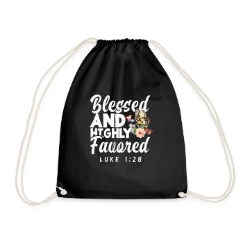 Jésus-Christ-Christ Religion Religieuse - Sac de sport léger - noir - Devant