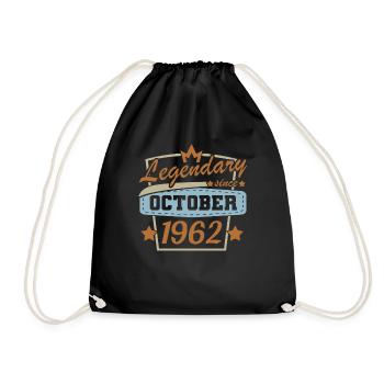 Légendaire depuis octobre 1962 Rétro Anniversaire - Sac de sport léger - noir - Devant