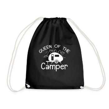 Reine du Camping Caravane - Sac de sport léger - noir - Devant