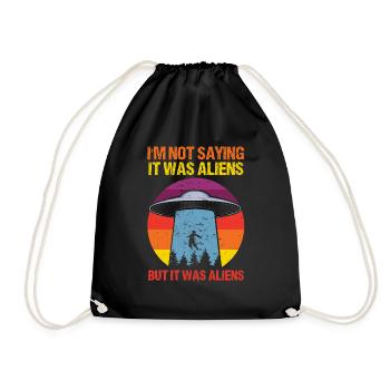 Je ne dis pas qu’ils étaient des extraterrestres, mais - Sac de sport léger - noir - Devant