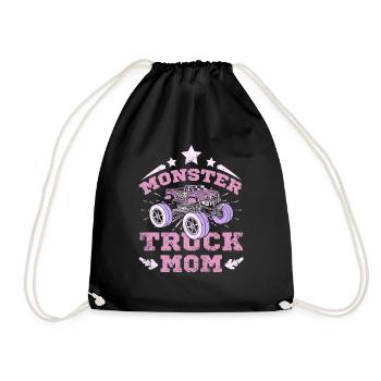 Maman Monster Truck - Sac de sport léger - noir - Devant