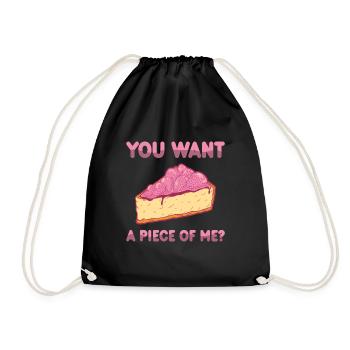 Baking Cake Baker Confectioner - Drawstring Bag - black - Front