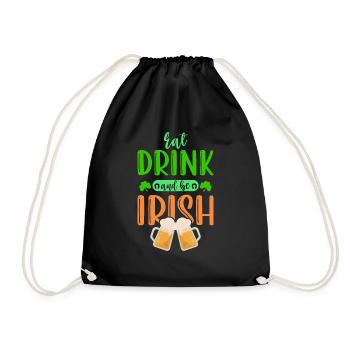 Fête irlandaise de la Saint-Patrick - Sac de sport léger - noir - Devant