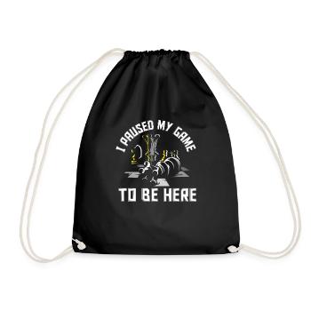Drôle de joueur d’échecs Cadeau de joueur d’échecs - Sac de sport léger - noir - Devant