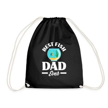 Drôle Aquarist Aquarist Aquarium Cadeau - Sac de sport léger - noir - Devant