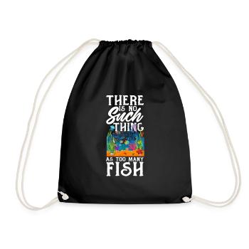 Drôle Aquarist Aquarist Aquarium Cadeau - Sac de sport léger - noir - Devant