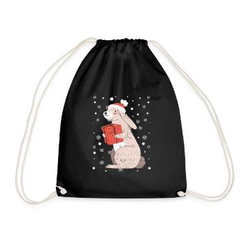 Mignon Père Noël Cap Noël PJ - Sac de sport léger - noir - Devant