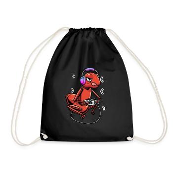 Fire Ant Video Games Gaming Gamer - Drawstring Bag - black - Front