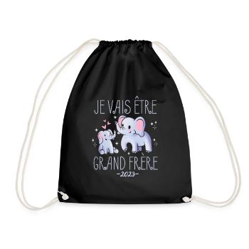 I'm going to be big brother 2023 future big brother - Drawstring Bag - black - Front