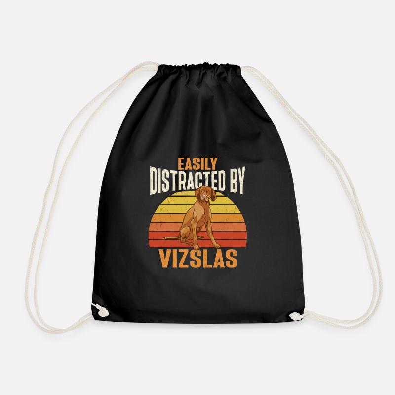 Vizsla häiritsee vizslaa helposti - Jumppakassi - musta