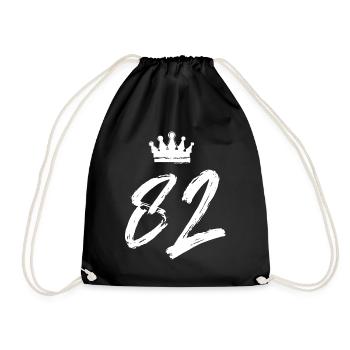 82 Couronne numérique - Sac de sport léger - noir - Devant
