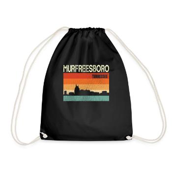 Murfreesboro - Drawstring Bag - black - Front