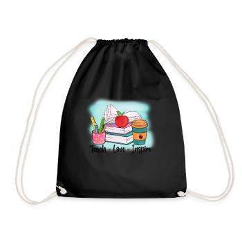 Teachers Teachers School Teachers Teaching Staff - Drawstring Bag - black - Front