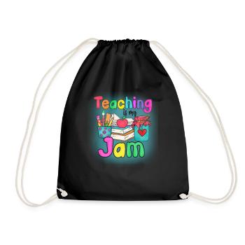 Teachers Teachers School Teachers Teaching Staff - Drawstring Bag - black - Front