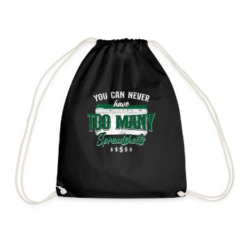 Comptable Comptable Comptable Comptabilité - Sac de sport léger - noir - Devant