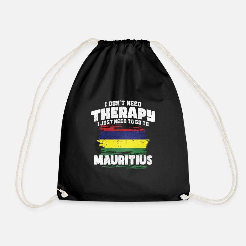 Mauritius - Turnbeutel - Schwarz