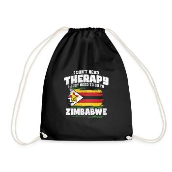 Zimbabwe - Sac de sport léger - noir - Devant