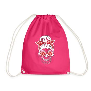 Saké de Noël à l’ancienne - Sac de sport léger - fuchsia - Devant