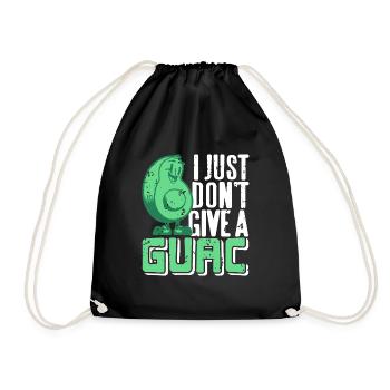 Je ne donne pas un Guac Rétro Drôle De Guacamole - Sac de sport léger - noir - Devant