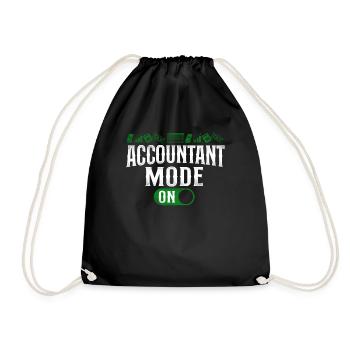 Comptable Comptable Comptable Comptabilité - Sac de sport léger - noir - Devant