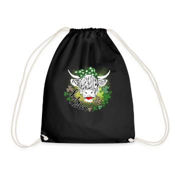 Happy St. Patrick´s Day Saint Patrick Irland Irish - Turnbeutel - Schwarz - Vorne