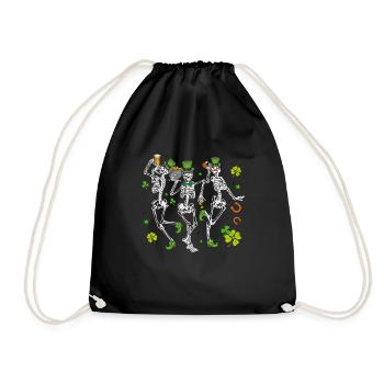 Happy St. Patrick´s Day Saint Patrick Irland Irish - Turnbeutel - Schwarz - Vorne