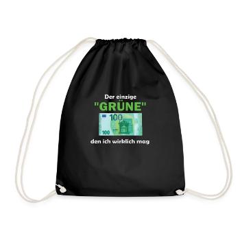 Der einzige Grüne den ich wirklich mag - Turnbeutel - Schwarz - Vorne
