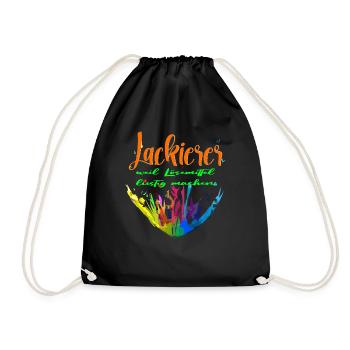 Lackierer Lösemittel machen lustig - Turnbeutel - Schwarz - Vorne