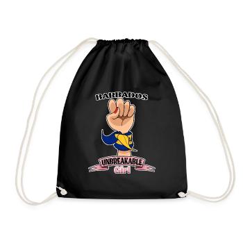 Barbados Girl Unbreakable I Patrimoine de la Barbade - Sac de sport léger - noir - Devant