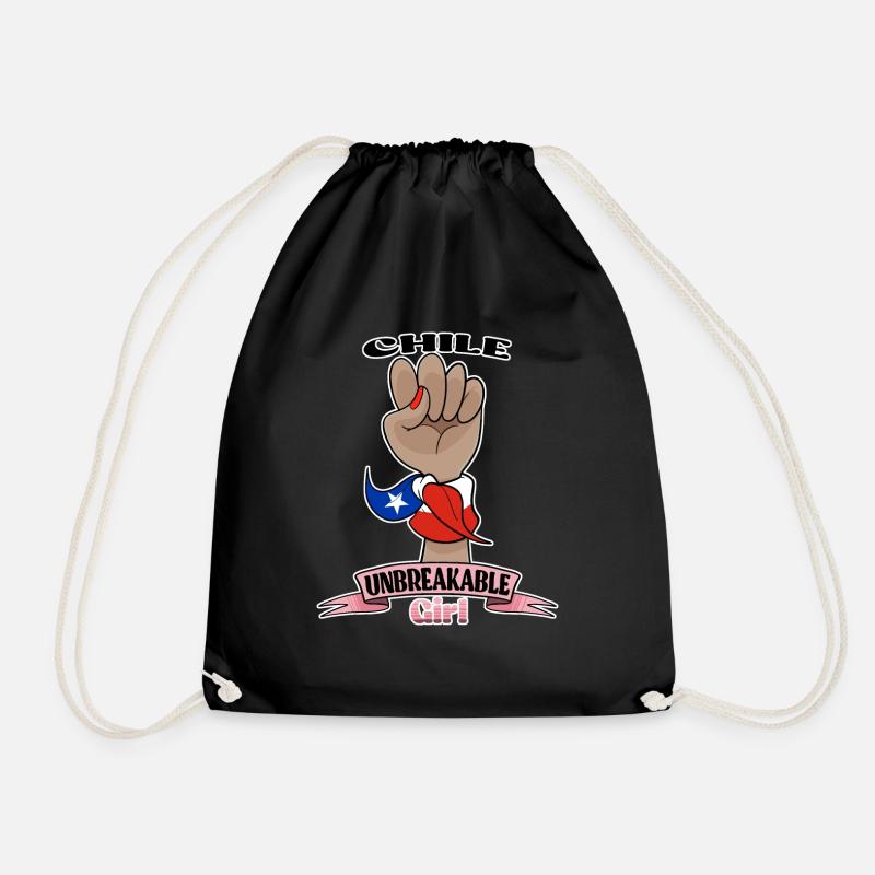Chile Girl Unbreakable I Chile Heritage I Chile - Turnbeutel - Schwarz