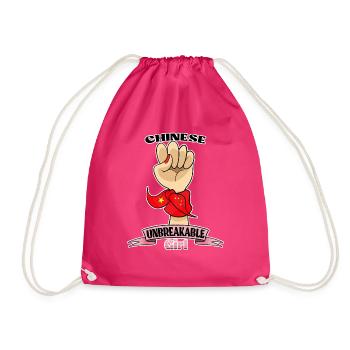Fille chinoise incassable I Héritage chinois I - Sac de sport léger - fuchsia - Devant