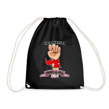 Danish Girl Unbreakable I Danish Heritage I - Drawstring Bag - black - Front