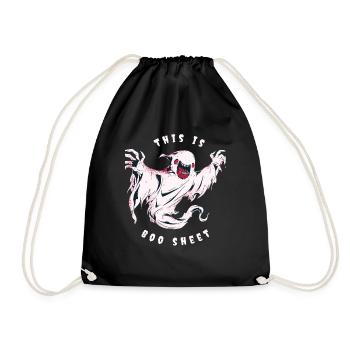 C’est Boo Sheet Halloween Ghost - Sac de sport léger - noir - Devant